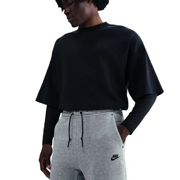 Nike Tech Fleece Uomo - Pantaloncini Grigio Grey