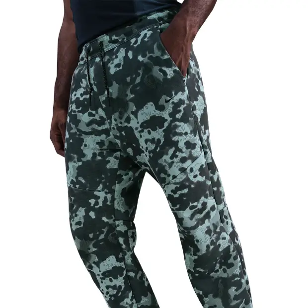Nike Tech Fleece Uomo - Pantaloni Verde Green