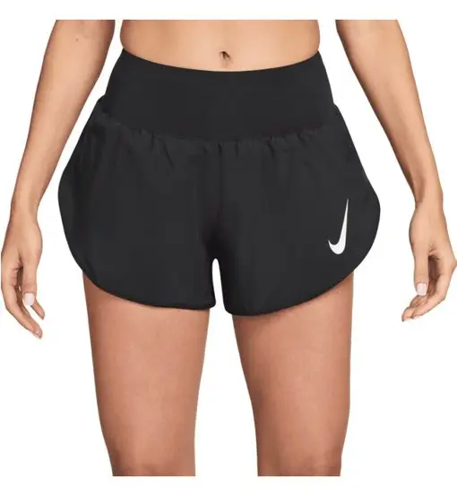 Nike Tempo Swoosh Dri-FIT W - pantaloni corti running - donna Black