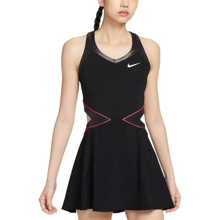 Nike Top da tennis senza maniche da donna Court Slam Dri-FIT leggero elegante traspirante II6187-010