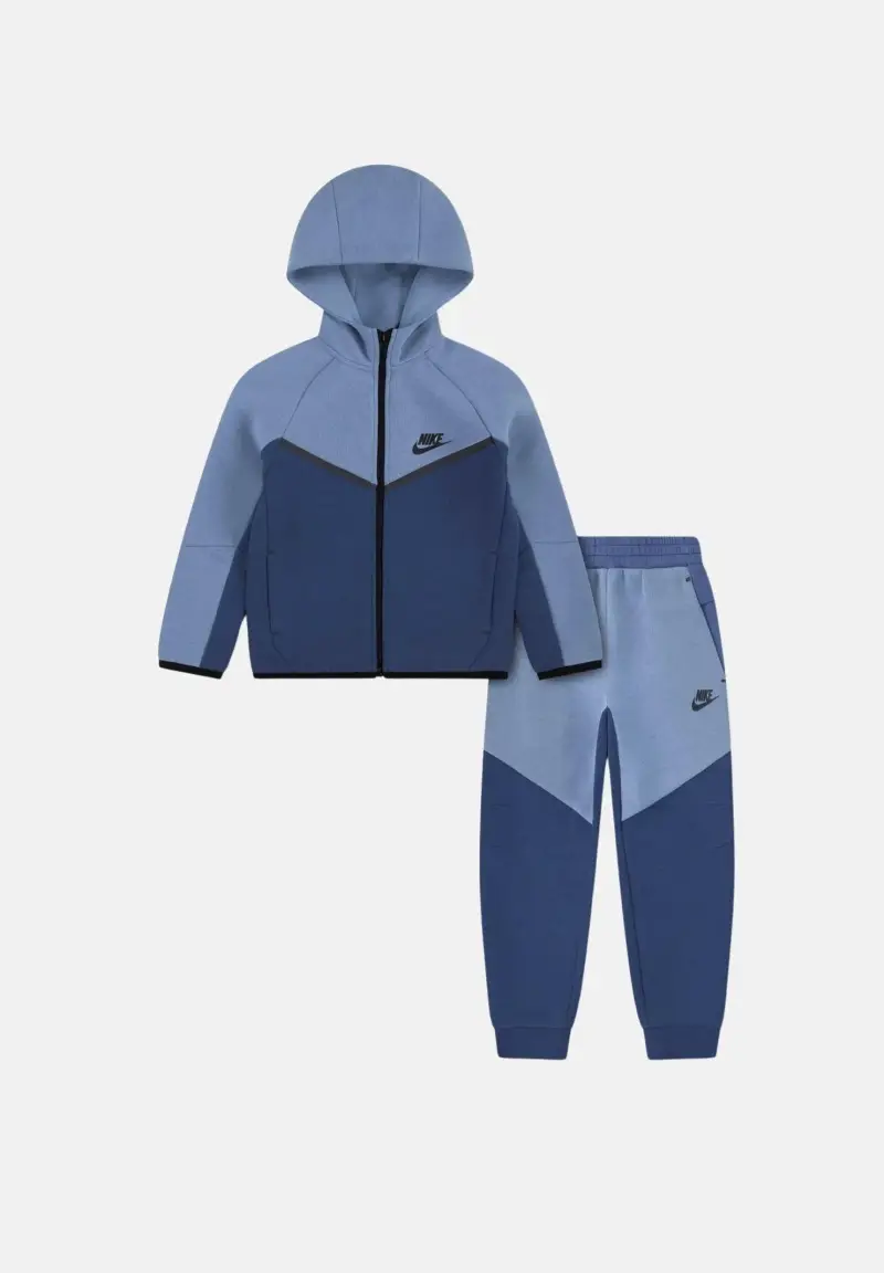 Nike Tuta Tech Fleece blu per bambino e bambina
