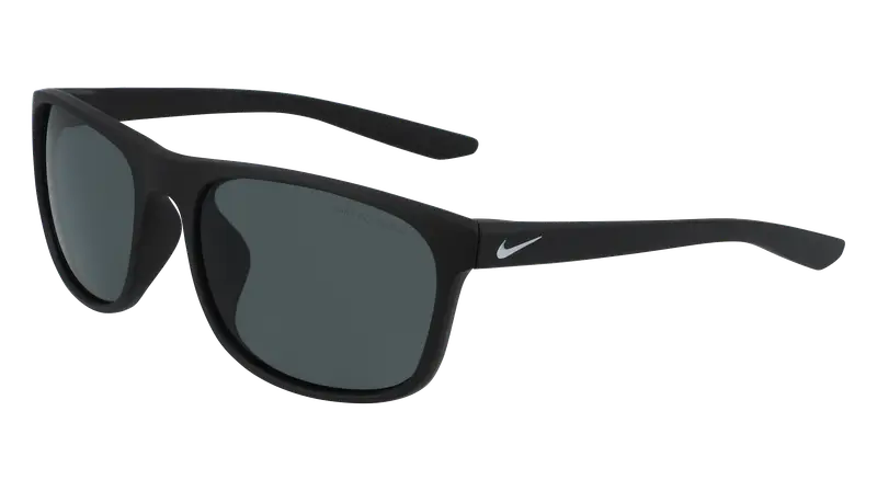 Nike Unisex ENDURE P FJ2215 010 Occhiali da sole Plastica Nero Grigio Squadrata Polarizzata Normale