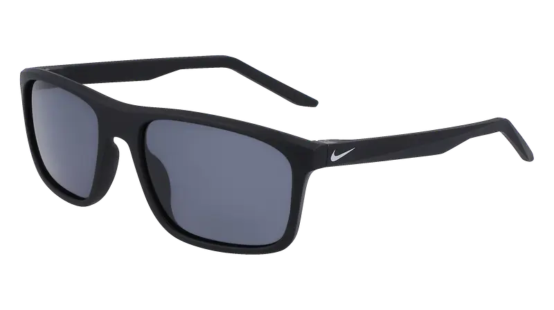 Nike Unisex FIRE P FD1818 011 Occhiali da sole Bio-iniettato Nero Grigio Squadrata Polarizzata Polarizzata