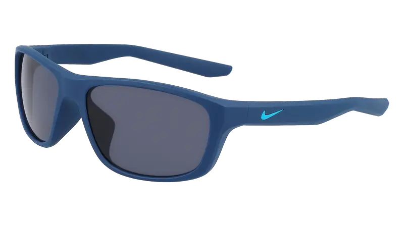 Nike Unisex LYNK FD1806 409 Occhiali da sole Bio-iniettato Blu Grigio scuro Squadrata Normale Fotocromatiche