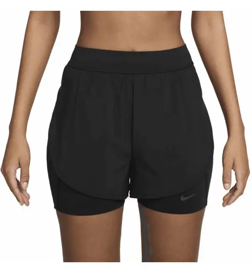 Nike Pantaloni fitness donna Dri-FIT 2in1 nero