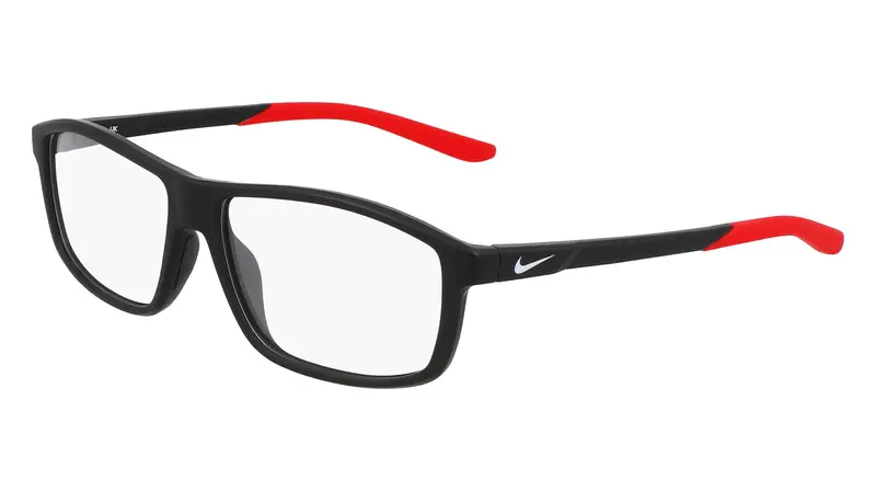 Nike Uomo 7291 006 Montature da vista Bio-iniettato Nero Squadrata Normale