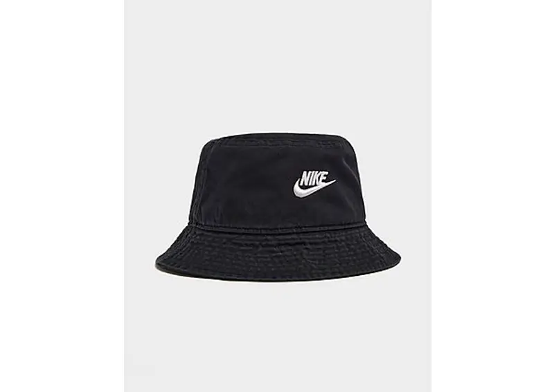 Nike Washed Bucket Hat, Nero
