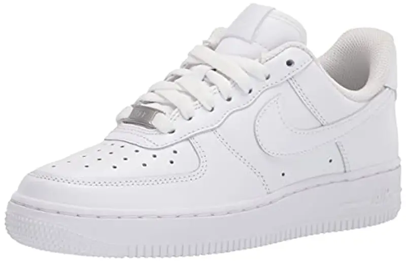 Nike Wmns Air Force 1 '07, Scarpe da Basket Donna, White Metalic Logo, 39 EU