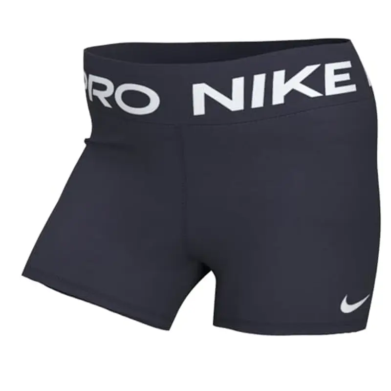 Nike Women's Collant di Lunghezza Superiore W NP 365 Short 3In, Obsidian/White, CZ9857
