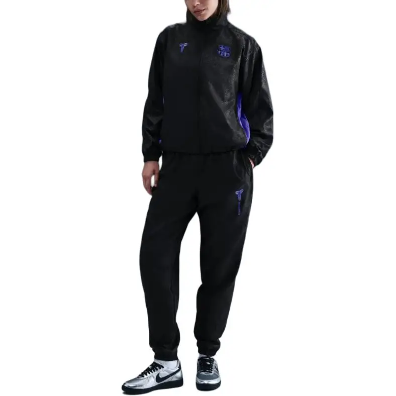 Nike X Collaborazione FC Barcellona PE25 Giacca Comoda, Delicata sulla Pelle, Versatile con Collo Alto, Giacca Unisex HM4217-010 2XL