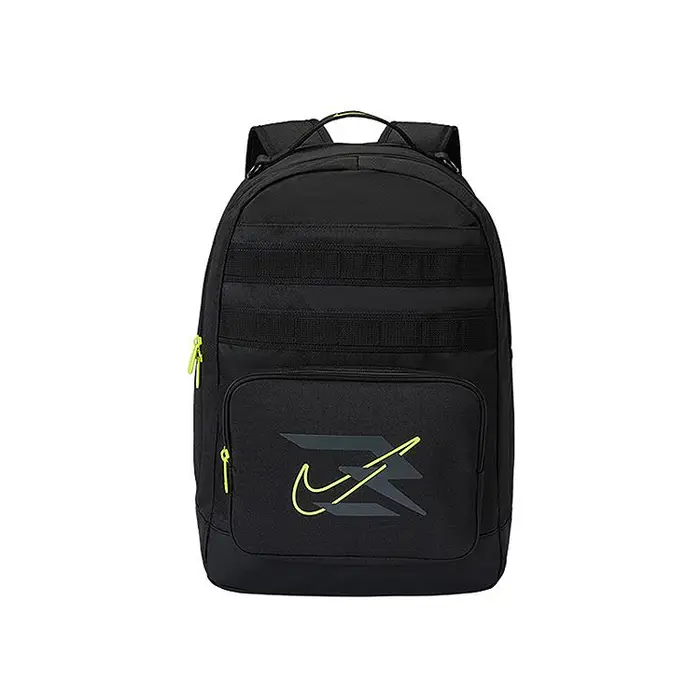Nike Zaino 3Brand Grande Capacità Casual Semplice Moda Poliestere Zaino Unisex Nero N32543004GS-001 Jet Black