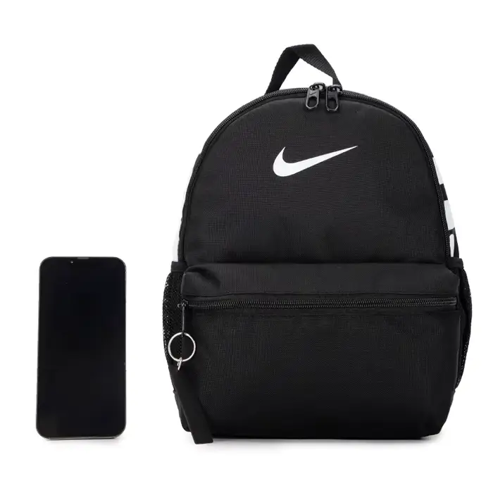Nike Zaino per ragazzi e ragazze, borsa sportiva per esterni, mini borsa piccola, borsa da viaggio casual Colore nero