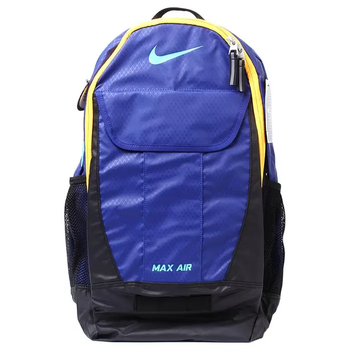 Nike Zaino Sportivo Casual Team Training Air Max Colorato con Cuscinetto d Aria e Tracolla Unisex Blu BA4899-455 Blue