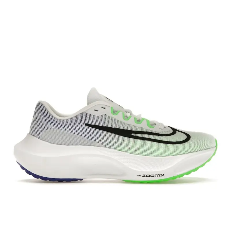 Nike Zoom Fly 5 Bianco Green Strike Blu Scarpe da Ginnastica da Uomo Racer-Blue Nero DM8968-101