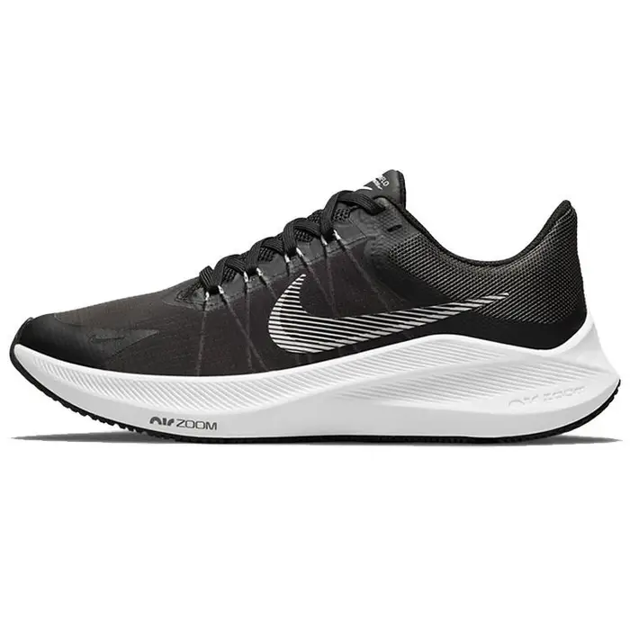 Zoom Winflo 8 Nero Bianco Scarpe da Ginnastica da Donna Grigio Fumo Scuro CW3421-005 36