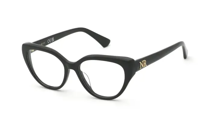 Nina Ricci Donna VNR467 700 Montature da vista Acetato Nero Farfalla