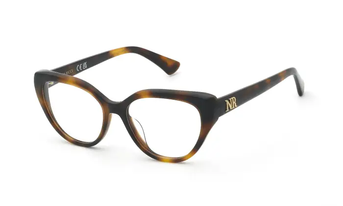 Nina Ricci Donna VNR467 752 Montature da vista Acetato Havana Farfalla