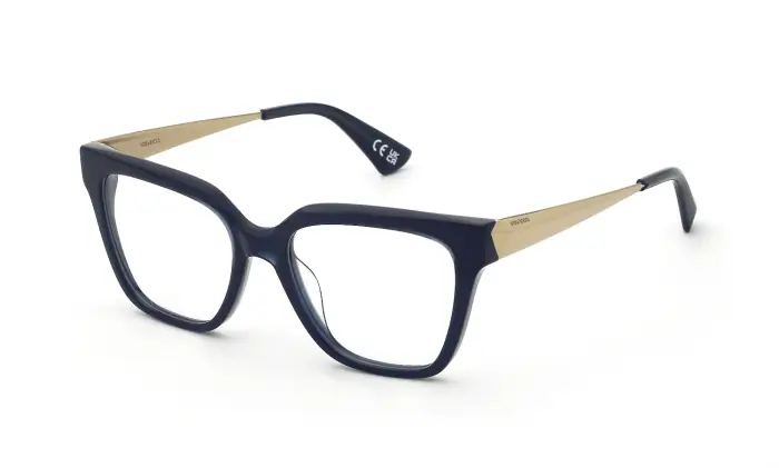 Nina Ricci Donna VNR476 06SB Montature da vista Acetato Blu Squadrata