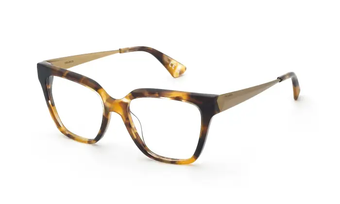 Nina Ricci Donna VNR476 0AGK Montature da vista Acetato Havana Squadrata