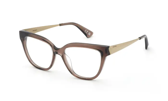 Nina Ricci Donna VNR477 06A6 Montature da vista Acetato Marrone Farfalla