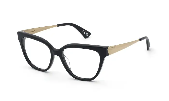 Nina Ricci Donna VNR477 700 Montature da vista Acetato Nero Farfalla
