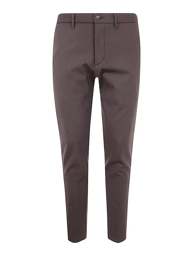 Nine in the morning Pantalone Uomo Easy Chino Slim Marrone