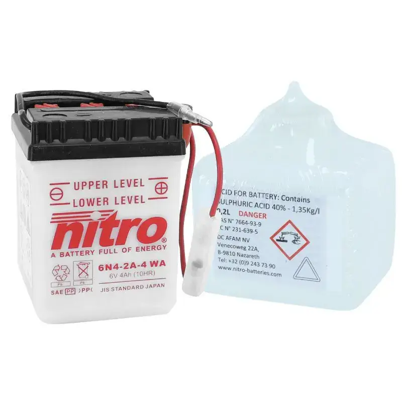 Nitro Batteria 6n4-2a-4 6v 4 Ah