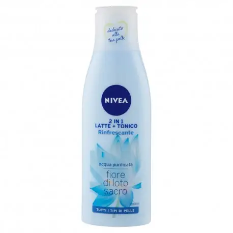 Nivea 2 In 1 Latte Detergente + Tonico 200 Ml