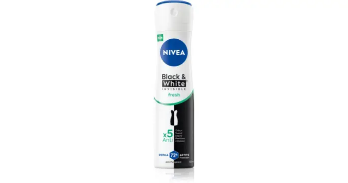 Nivea Antitraspirante Fresh Invisible For Black & White - 150 ml