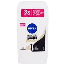 Nivea Black & White Invisible liscio come la seta 48 ore (pelle sensibile) - 50 ml