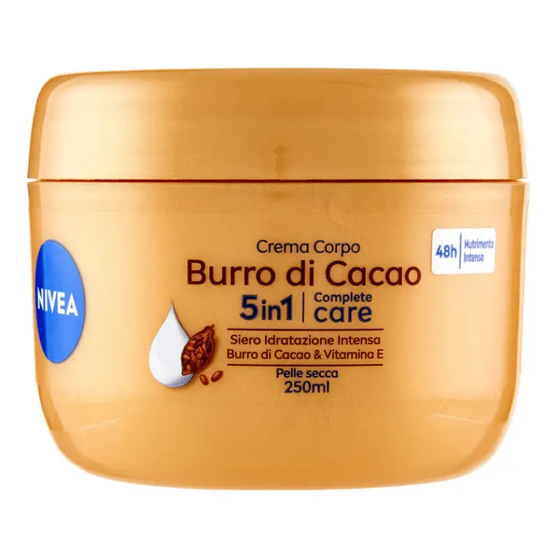 Nivea Crema Corpo Burro Di Cacao Pelle Secca 250 ml