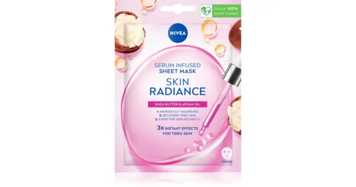 Nivea Maschera in tessuto infuso con siero Skin Radince
