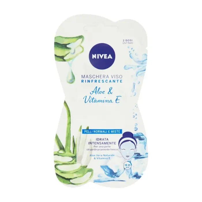 Nivea Maschera Per Il Viso Idratante E Rinfrescante 15 Ml