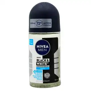 Nivea Men Invisible Black & White Fresh Deodorant Roll On 50ml