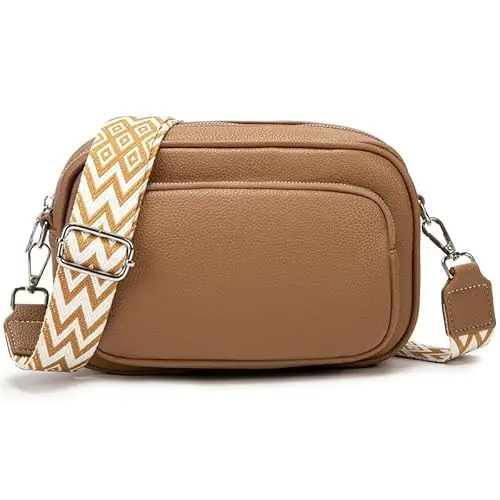 NIYUTA Borse a Tracolla da Donna, Borse a Spalla con Tasche Multiple, Pelle PU Borse a Mano Alla Moda con Tracolla