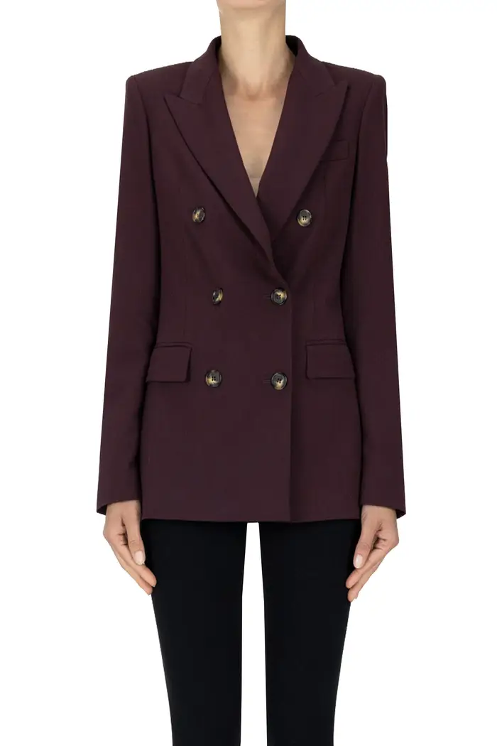 No Name Blazer doppiopetto Bordeaux