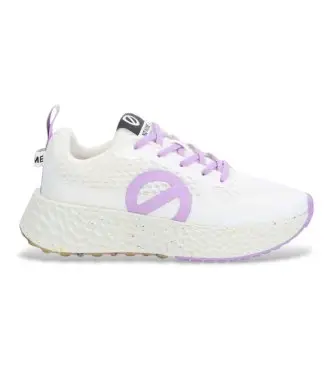 NO NAME per donna LNVDMS0 Sneakers bianche Carter Fly, Bianco, Basso, Stringhe, Casual, Sportivo