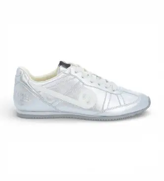 NO NAME per donna TNERX30 Sneakers Evo Run argento, Pelle, Basso, Stringhe, Casual