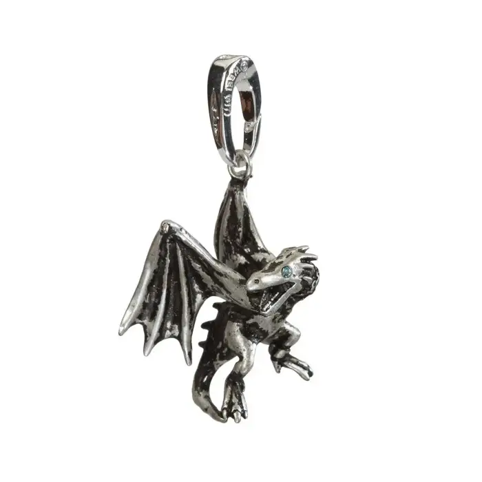 Noble Collection Portachiavi Harry Potter Gringotts Dragon Argenté