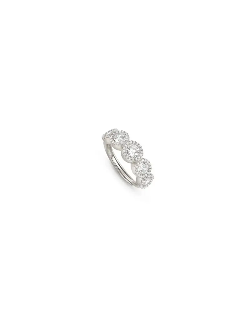 Nomination Anello regolabile Seidivina in argento 925 con cristalli 241401/010