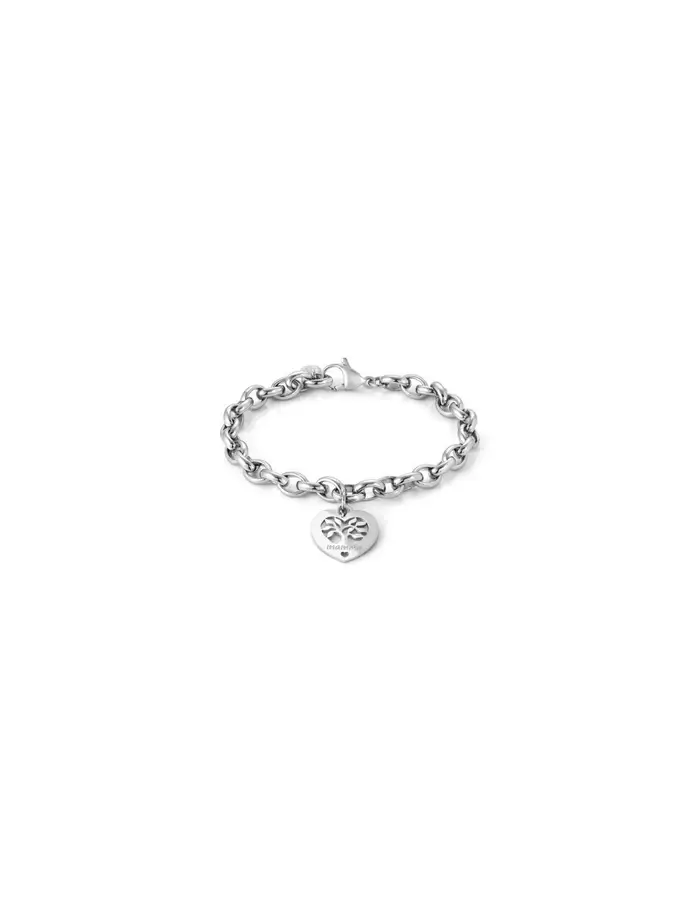 Nomination Bracciale Sempre con me Mamma in acciaio 029790/034 con pendente Cuore/Albero della Vita