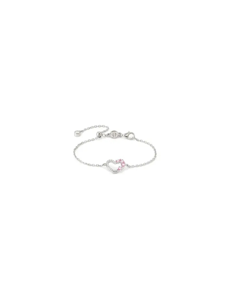 Nomination Bracciale Shine Me Up in argento con Cuore rosa 241901/004