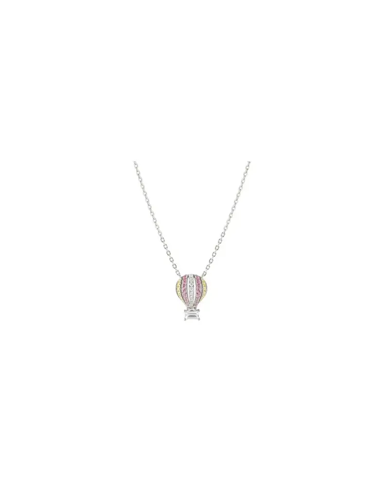 Nomination Collana girocollo Shine Me Up in argento con Mongolfiera gialla e rosa 241902/012