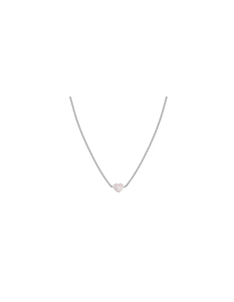 Nomination Collana Fairyicons in acciaio con Cuore rosa 134102/022