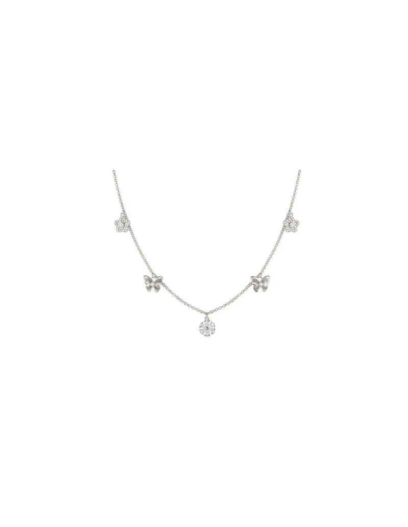 Nomination Collana Sweetmadame in argento e cristalli con 5 pendenti 242011/050