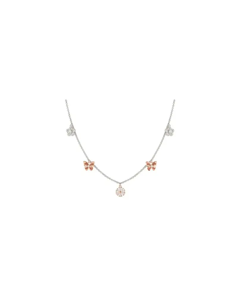 Nomination Collana Sweetmadame in argento e dettagli in oro rosa con 5 pendenti 242011/051
