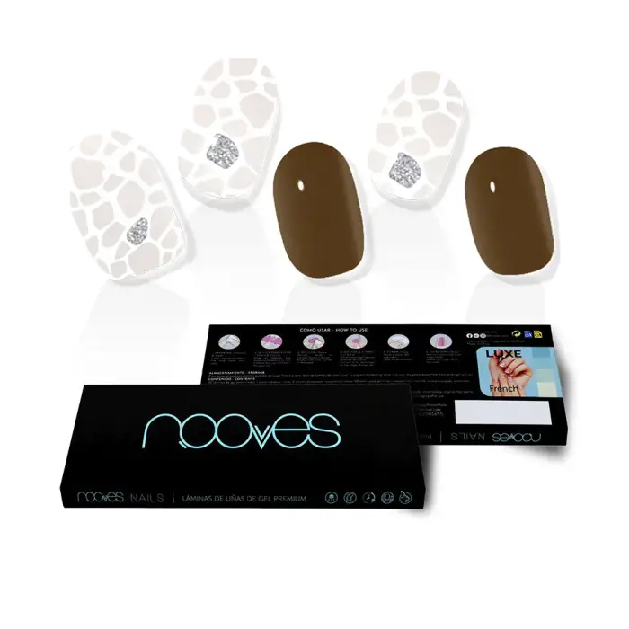 Nooves Lamine Unghie Gel Suzanne Premium Glam Glitter 20 U