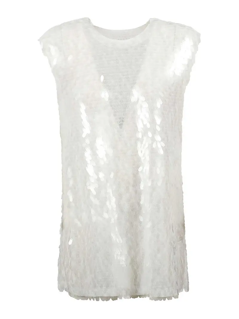 Norma Kamali Top Bianco 3263916