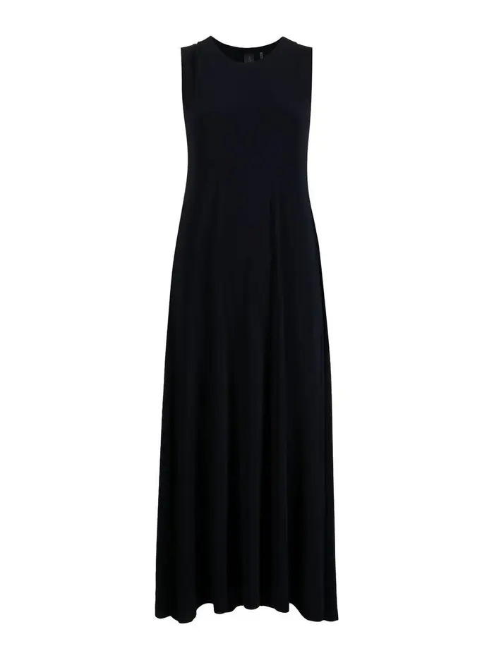 Vestito lungo senza maniche Blu