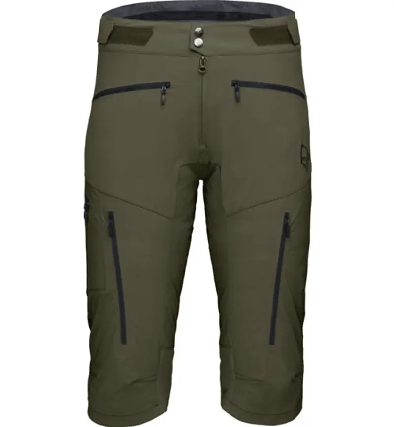 Norrona Fjørå Flex1 - pantalone corto MTB - uomo Green